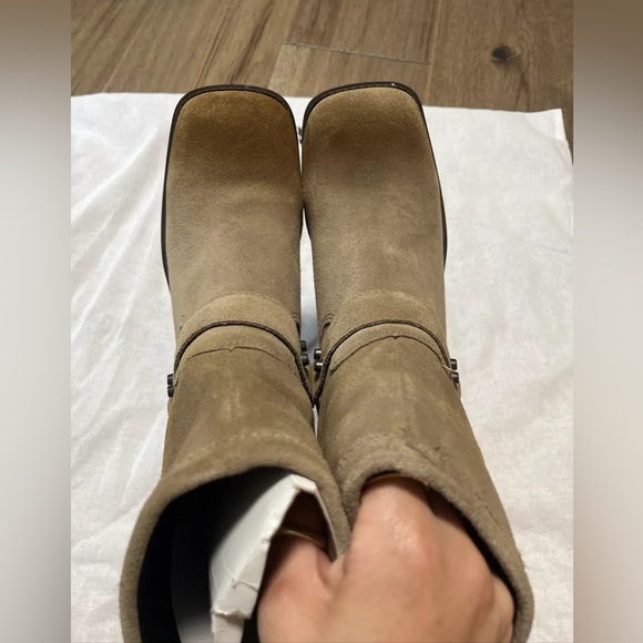 Zara Shoes - Zara New with Tags Suede Biker Ankle Boots size 10. Please look at pictures.